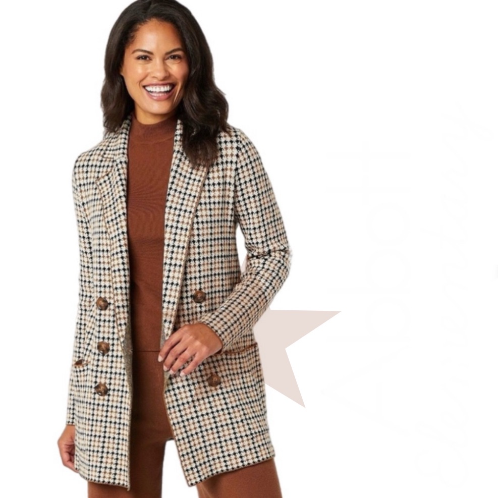 Houndst0oth Jacket By Abbott Elementary